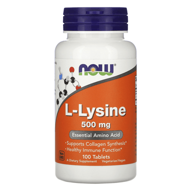  Now Foods Lysine 500 Mg 100 Tablets 