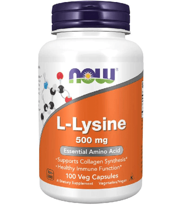  Now Foods L-Lysine 500 Mg 100 Capsules 