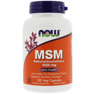  Now Foods MSM 1000mg 120 Capsules 