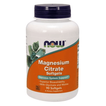  Now Foods Magnesium Citrate 90 Softgels 