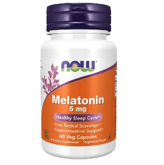  Now Foods Melatonin 5 Mg 60 Vegetable Capsules 