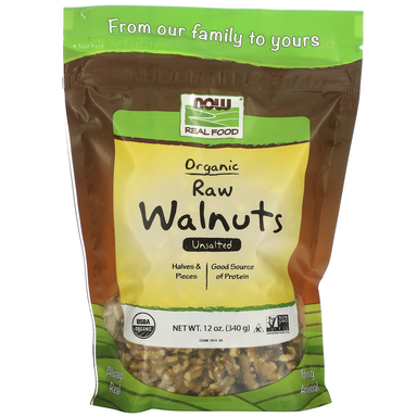  Now Foods Walnuts Unsalted 12 oz 