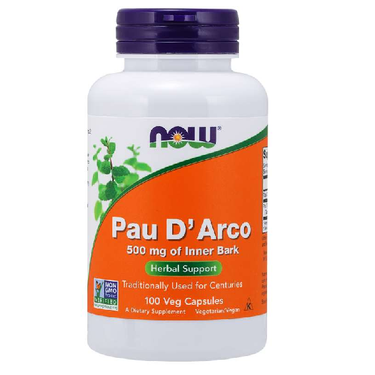  Now Foods Pau D' Arco 500 Mg 100 Capsules 