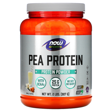  Now Foods Pea Protein Vanilla Toffee 2 Lbs 