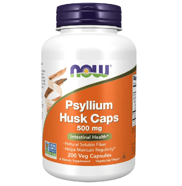  Now Foods Psyllium Husk 500 Mg 200 Capsules 
