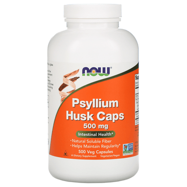  Now Foods Psyllium Husk Caps 500mg 500 Caps 