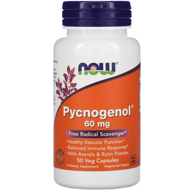  Now Foods Pycnogenol 60 Mg 50 Capsules 