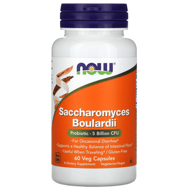  Now Foods Saccharomyces Boulardii 60 Capsules 