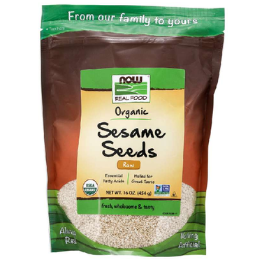  Now Foods Sesame Seeds Hulled 16oz 