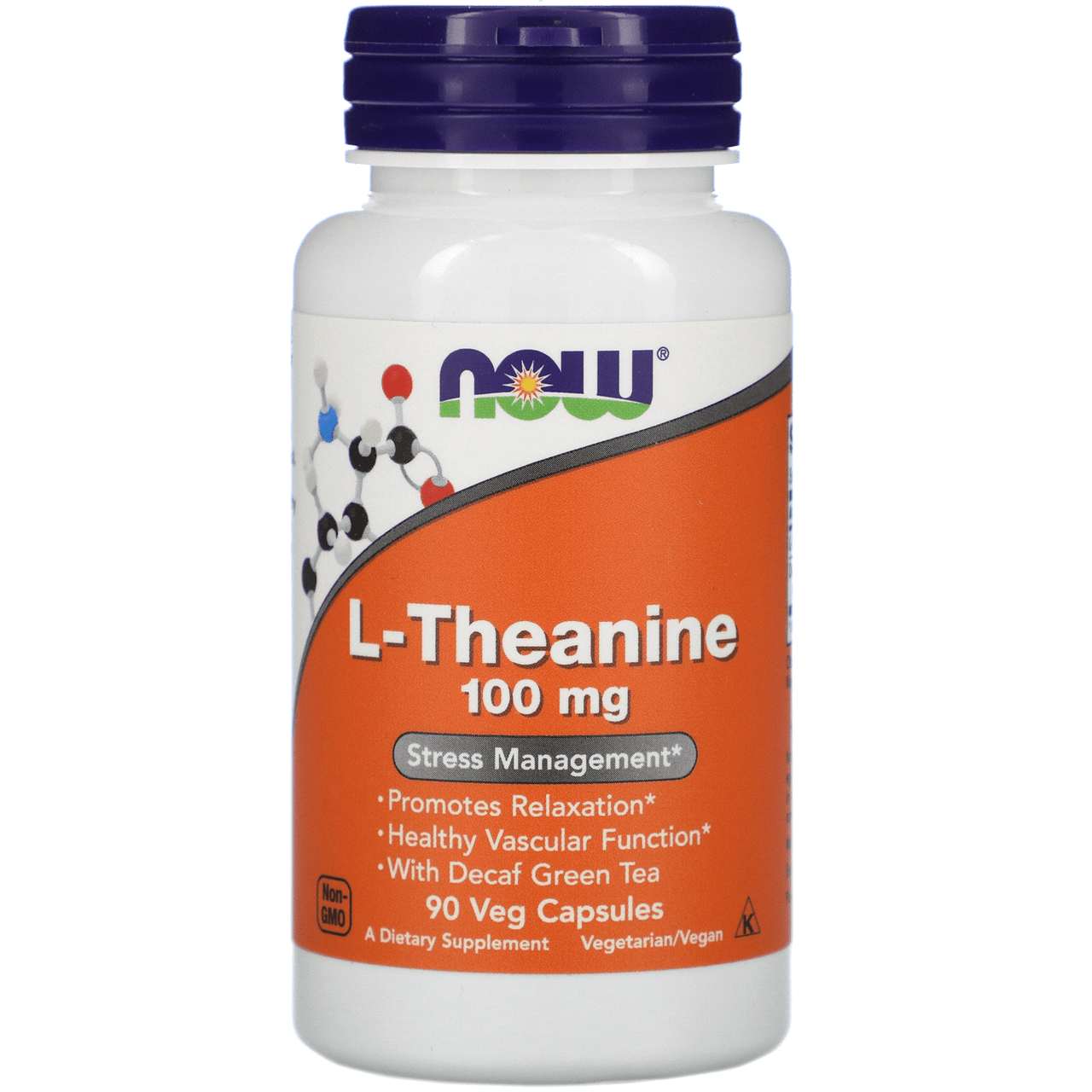  Now Foods L-Theanine 100mg 90VC 
