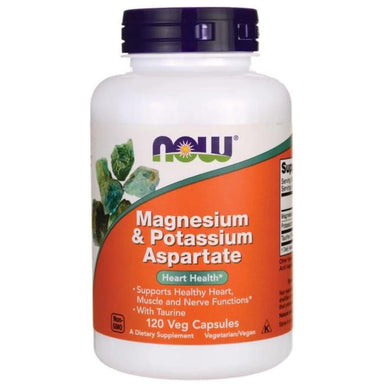  Now Foods Magnesium / Potassium Aspartate 120 Capsules 