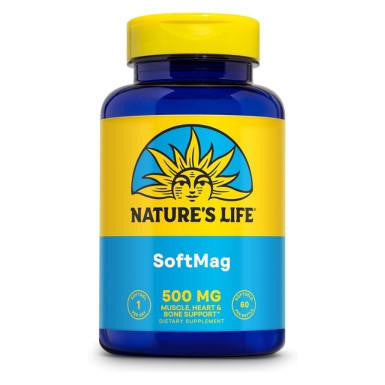  Nature's Life Softmag 500mg 60 Softgels 