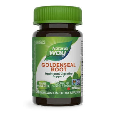  Nature's Way Goldenseal Root 570mg 50 Capsules 