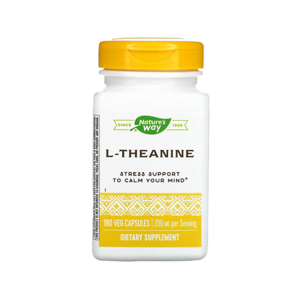 Enzymatic Therapy Nature's Way L-Theanine 100mg 60 Capsules (Previously Enzymatic Therapy) 