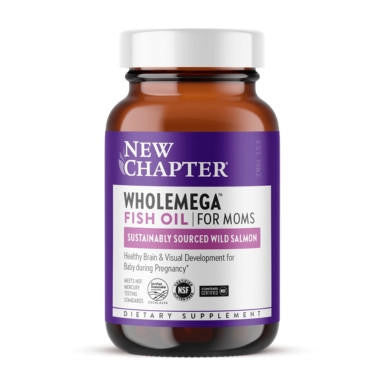  New Chapter WHOLEmega For Moms Prenatal 500mg 90 Soft Gels 