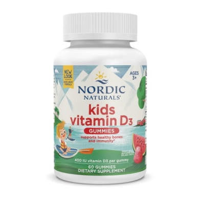  Nordic Naturals Kids Vitamin D3 60 Gummies 