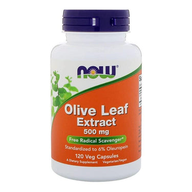 Now Foods Olive Leaf Ext 500 Mg 120 Vegetable Capsules
