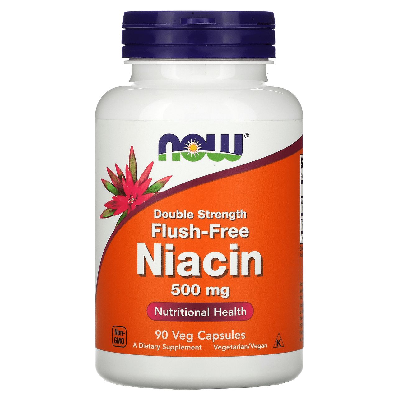  Now Foods Flush Free Niacin 500 Mg 90 Capsules 