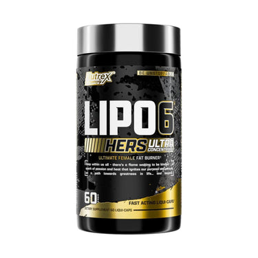 Nutrex Research Lipo 6 Black Hers Ultra Concentrate 60 Black Capsules 