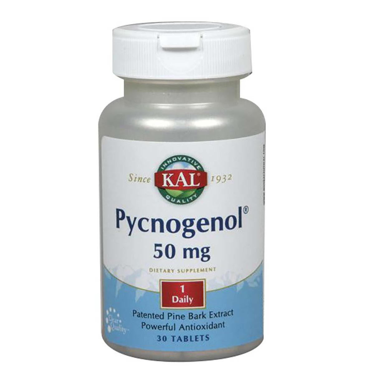 Kal KAL Pycnogenol 50mg 30 Tablets 