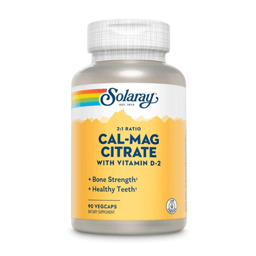 Solaray Cal-Mag Citrate & D 90 Capsules