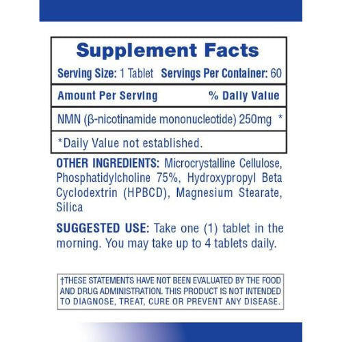  Hi-Tech Pharmaceuticals NMN 60 Tablets 