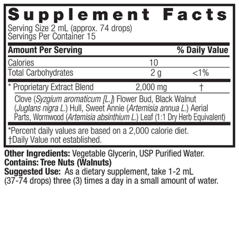 Nature's Answer Nature’s Answer Liquid Black Walnut and Wormwood 1 fl oz 