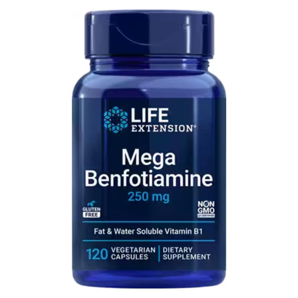  Life Extension Mega Benfotiamine 250mg 120 Vegecaps 