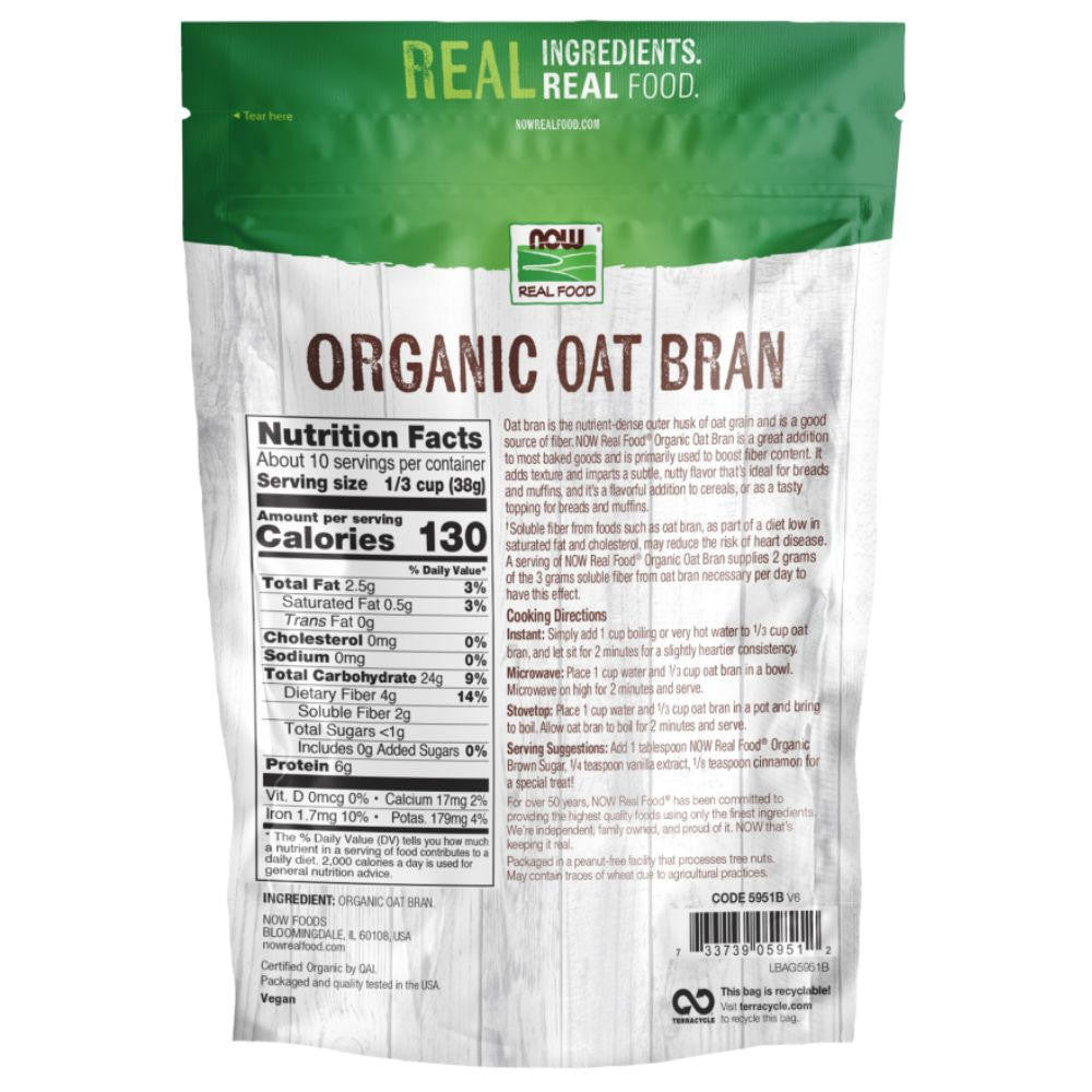  Now Foods Oat Bran 14oz 