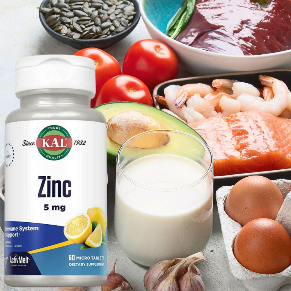 Kal KAL ZINC 5mg 60 micro tablets 