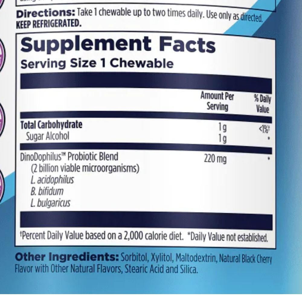  Kal Dinodophilus (Kids Probiotic) 60 Tabs 