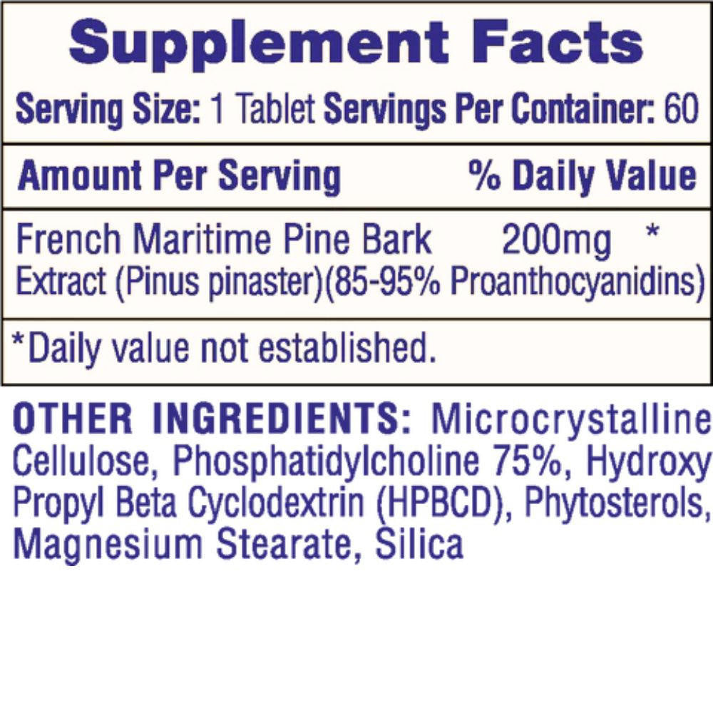  EAS Pine Bark 200mg 90 Tablets 