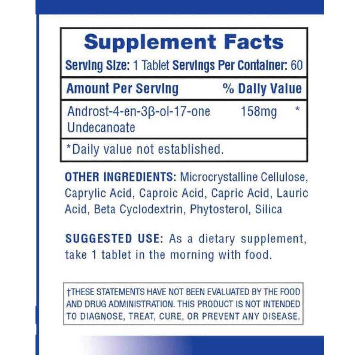  Hi-Tech Pharmaceuticals Andriol 60 Tablets 