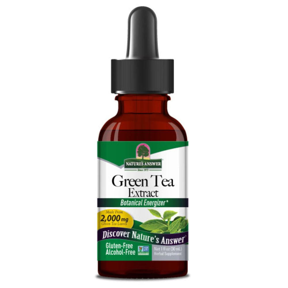 Nature's Answer Alcohol Free Liquid Green Tea Extract 1 oz 