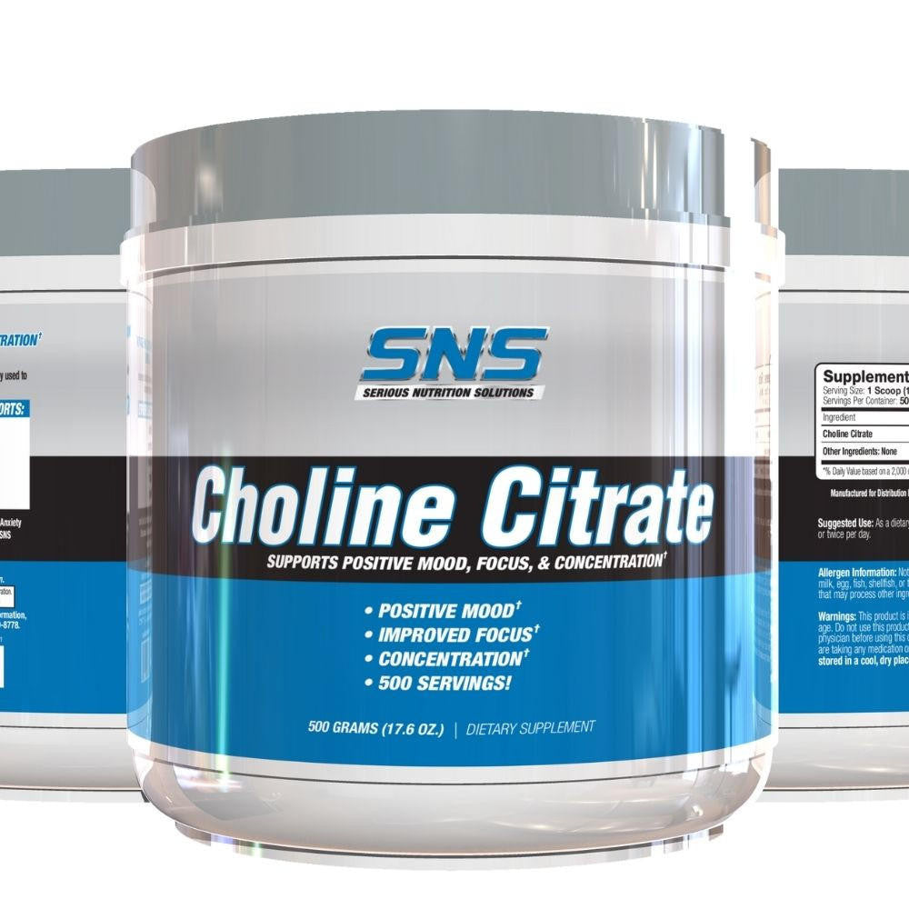  Serious Nutrition Solutions Choline Citrate 500 Grams 