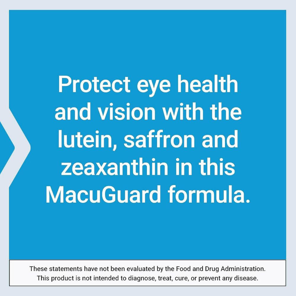  Life Extension MacuGuard Ocular Support w/ Saffron 60 Softgels 