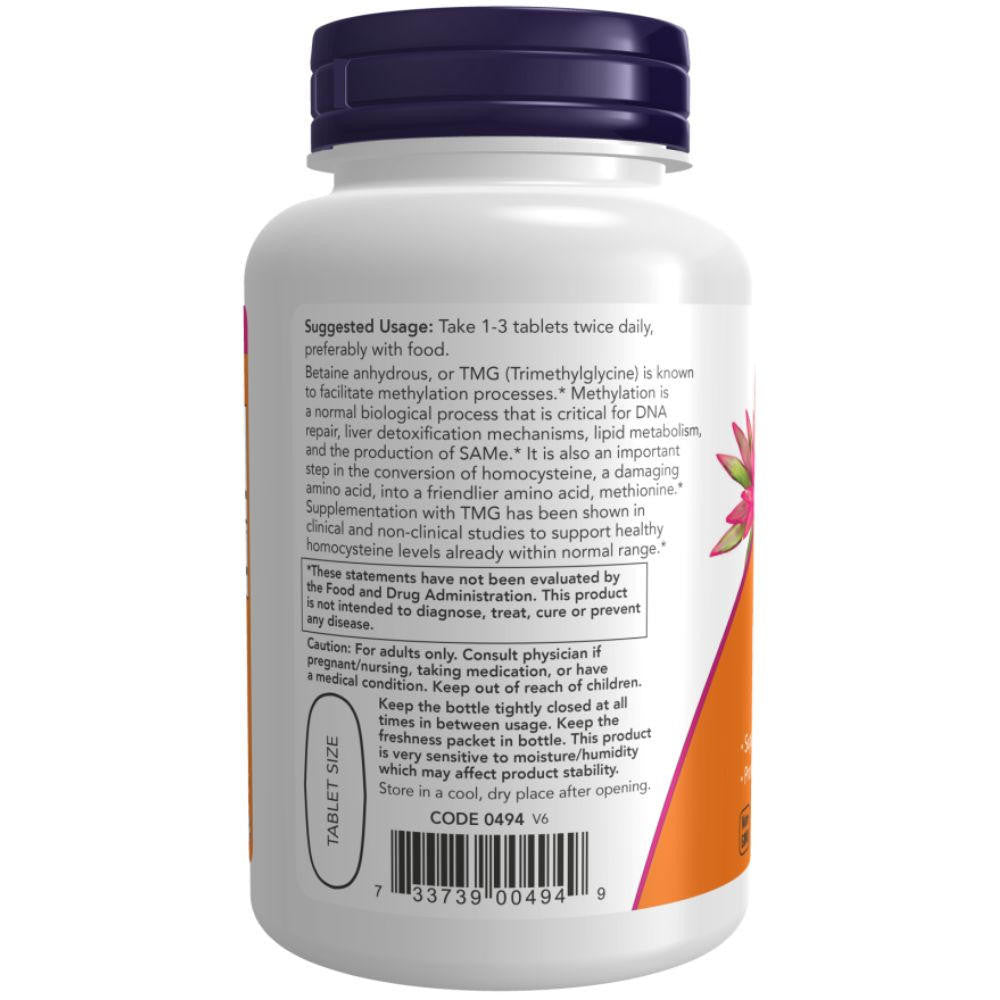  Now Foods TMG 1000 Mg 100 Tablets 