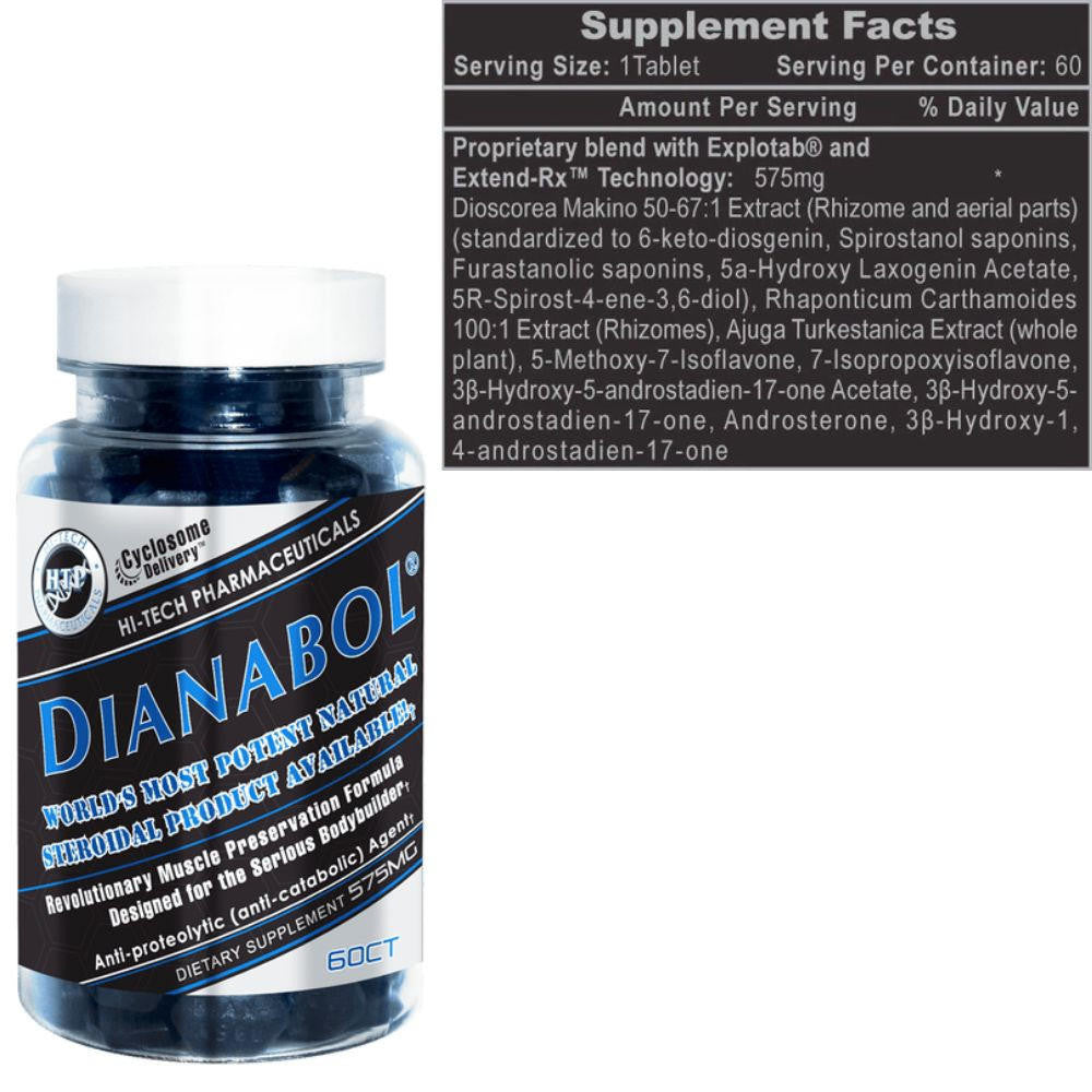  Hi-Tech Pharmaceuticals Dianabol 60 Tablets 