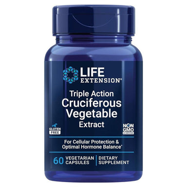  Life Extension Triple Action Cruciferous Vegetable Extract 60 Capsules 
