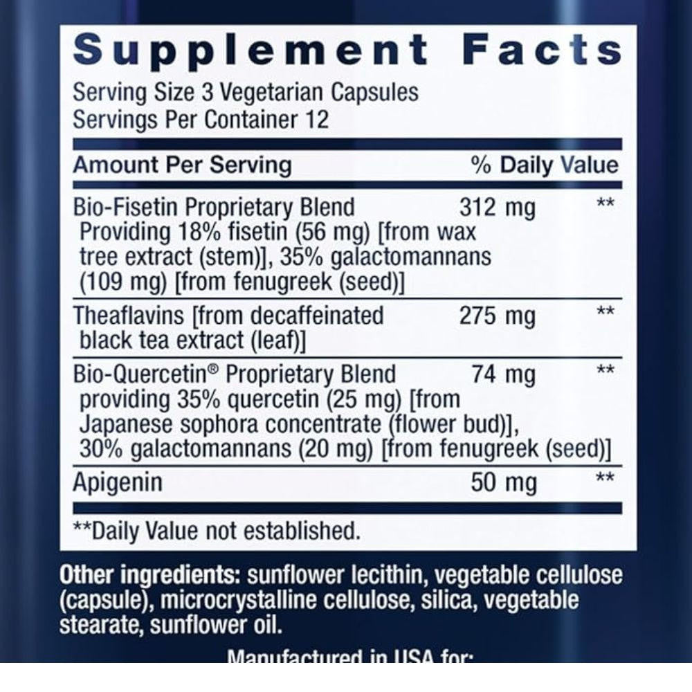  Life Extension Senolytic Activator 36 Capsules 