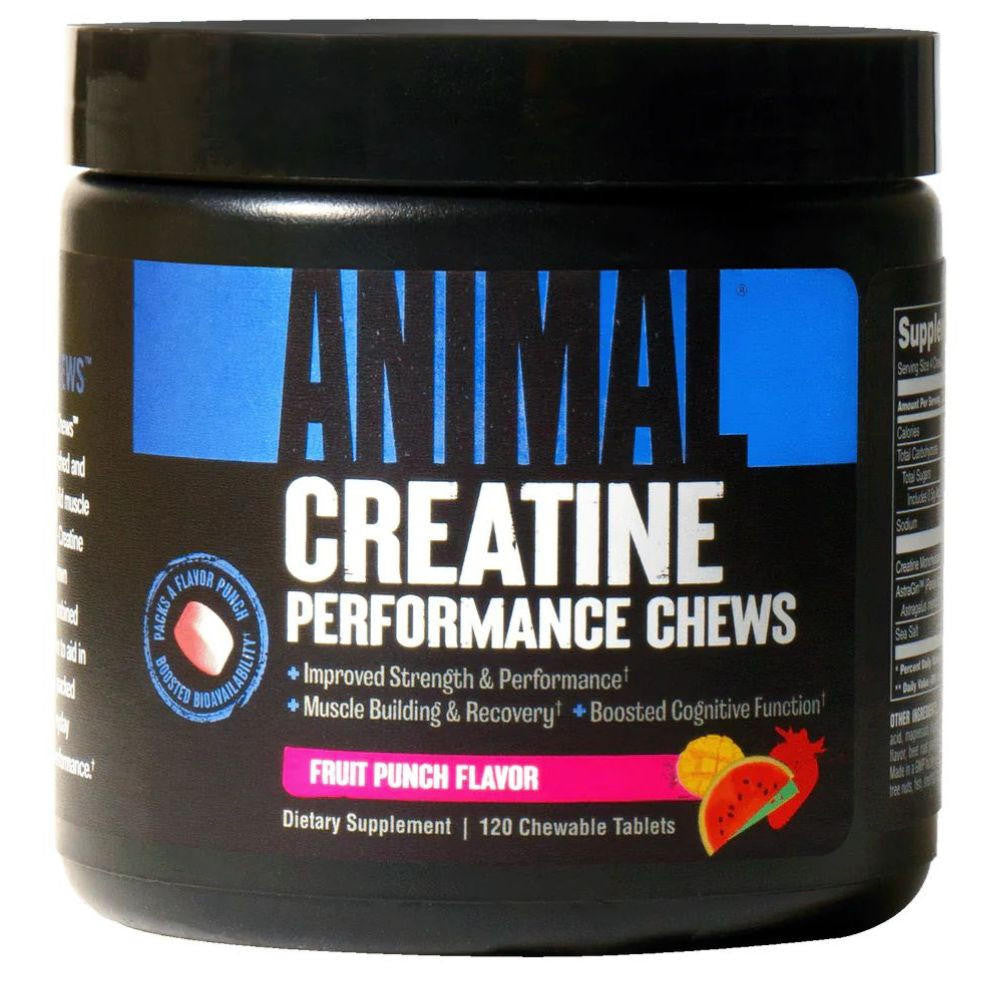  Universal Animal Creatine Chews 120 Chewable Tablets 