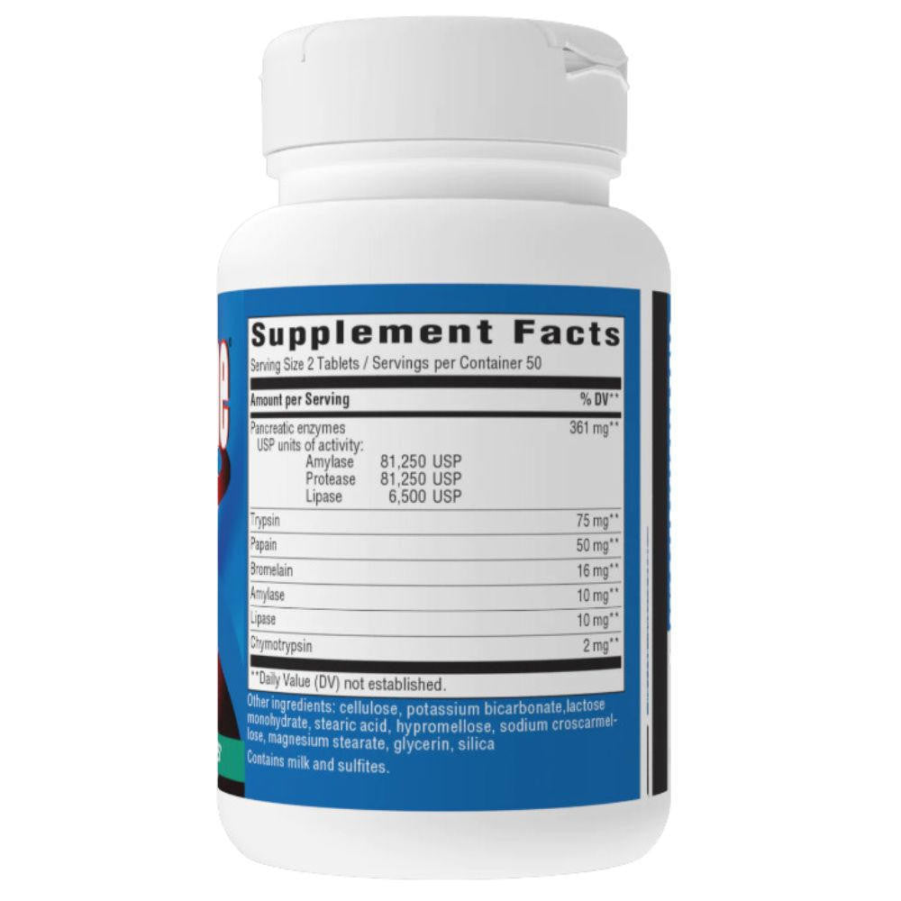 Enzymatic Therapy Nature's Way Mega-Zyme Systemic Enzymes 200 Tablets 