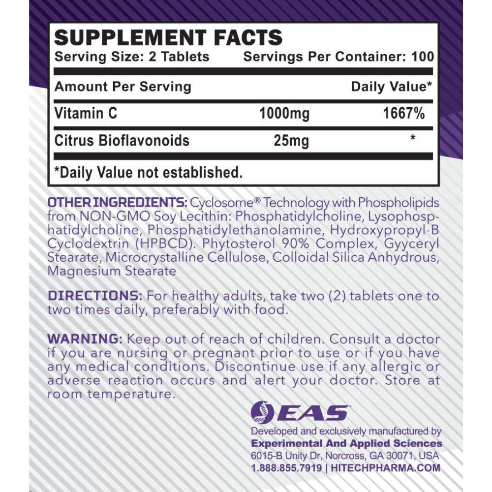  EAS Vitamin C 1000mg 200 Tablets 