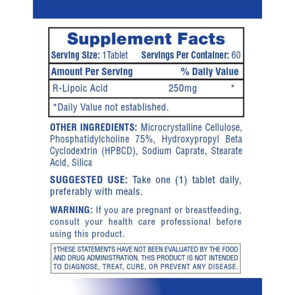  Hi-Tech Pharmaceuticals R-ALA 60ct 