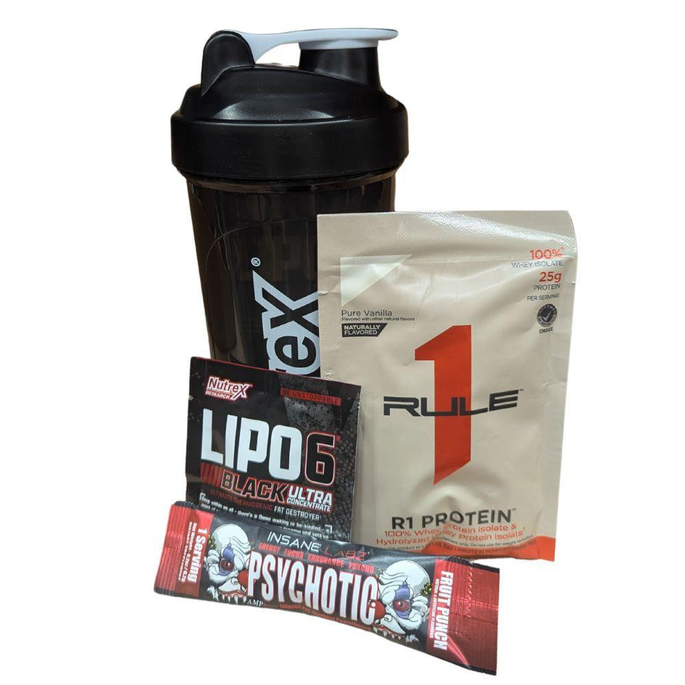  Mystery Shaker Bottle + 3 Mystery Samples 