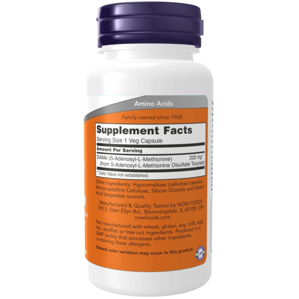  Now Foods SAMe 200mg 120 Veg Caps 