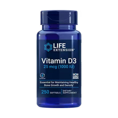  Life Extension Vitamin D3 1000 IU 250 Caps 