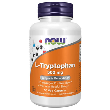  Now Foods L-Tryptophan 500mg 60 Capsules 