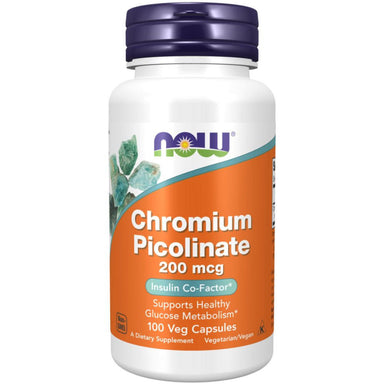  Now Foods Chromium Picolinate 200 Mcg 100 Capsules 
