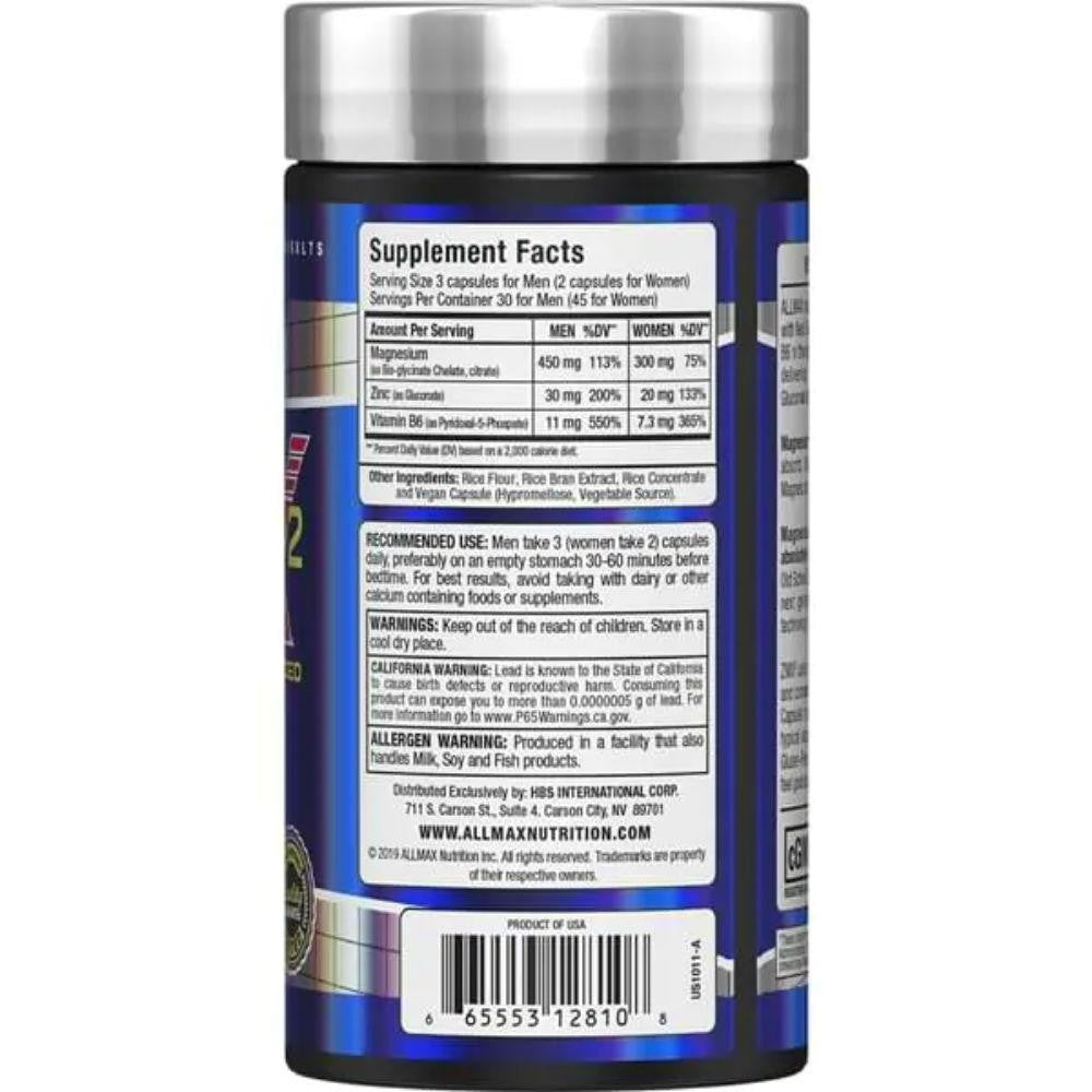  Allmax Nutrition ZMX2 Advanced 90 Caps 